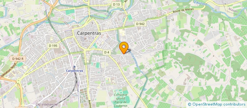 localisation de l'entreprise 513 878 447 à CARPENTRAS