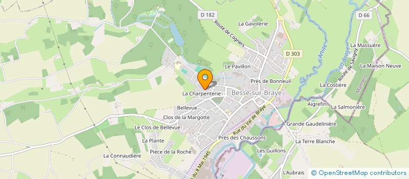 localisation de l'entreprise 513 885 509   BESSE-SUR-BRAYE