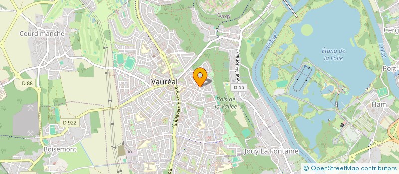 localisation de l'entreprise 513 896 662   CERGY