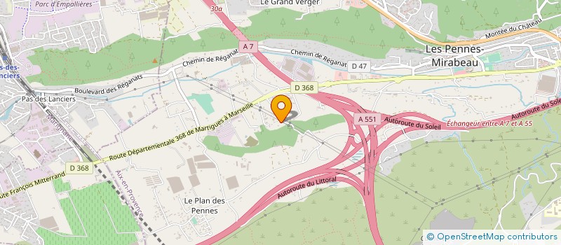 localisation de l'entreprise 513 905 463 à LES PENNES-MIRABEAU