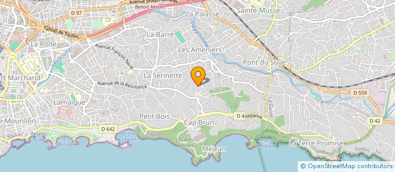 localisation de l'entreprise 513 911 016   TOULON