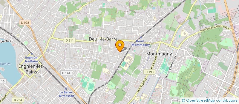 localisation de l'entreprise 513 911 446 à DEUIL-LA-BARRE