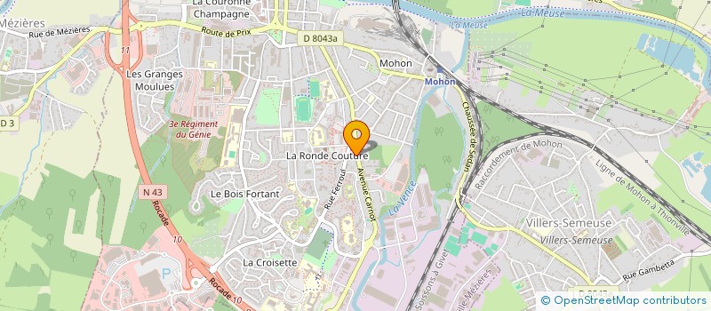 localisation de l'entreprise 513 922 187   CHARLEVILLE-MEZIERES