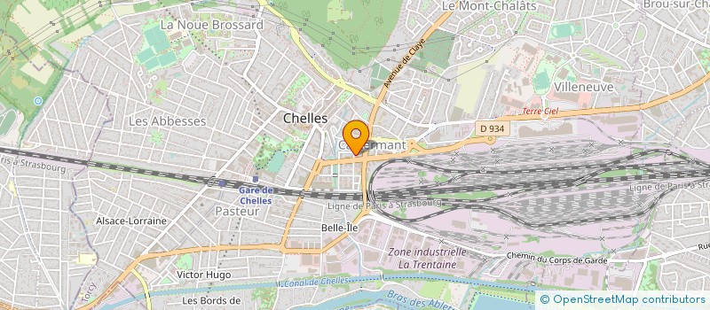 localisation de l'entreprise 513 928 317   CHELLES