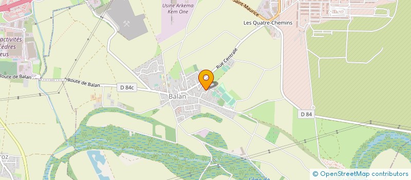 localisation de l'entreprise 513 928 697   BALAN