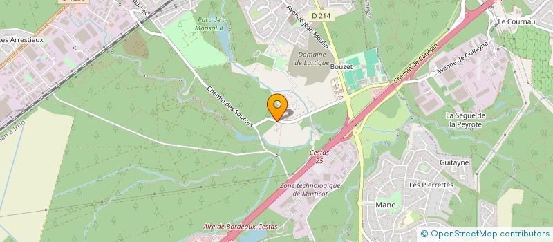 localisation de l'entreprise 513 993 170 à PESSAC