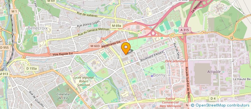 localisation de l'entreprise 514 025 790 à METZ