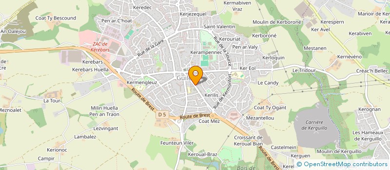 localisation de l'entreprise 514 040 450   GUILERS