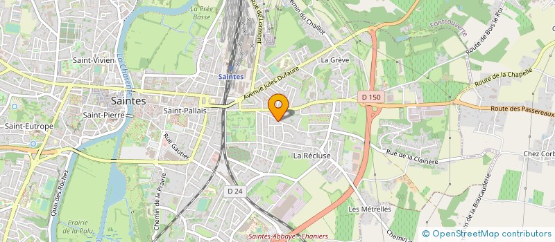 localisation de l'entreprise 514 070 069   SAINTES