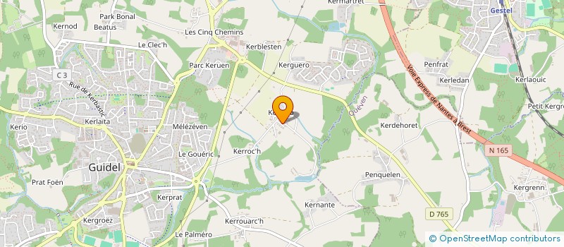 localisation de l'entreprise 514 100 460   GUIDEL