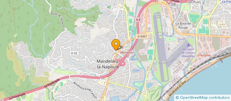 localisation de l'entreprise 514 263 656 à MANDELIEU-LA-NAPOULE