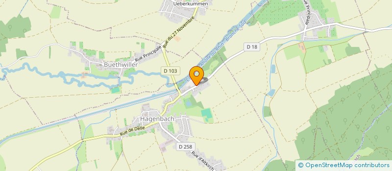 localisation de l'entreprise 514 303 874   ILLFURTH