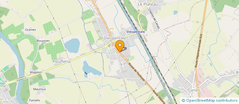 localisation de l'entreprise 514 325 398   DIEUPENTALE