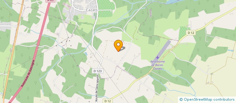 localisation de l'entreprise 514 389 824 à CAZATS