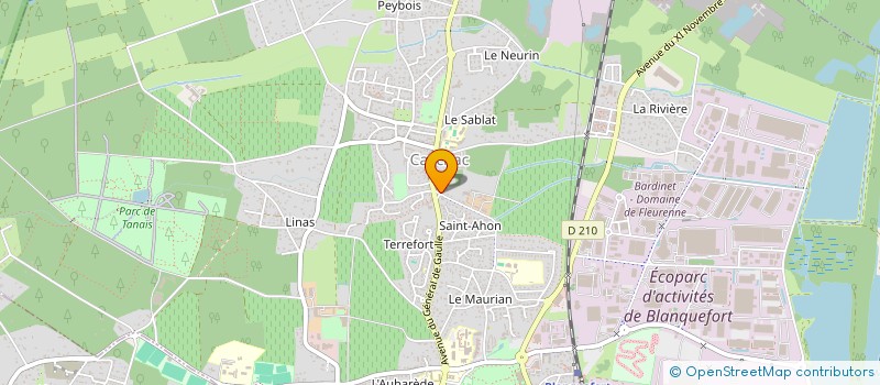 localisation de l'entreprise 514 390 319  à BLANQUEFORT