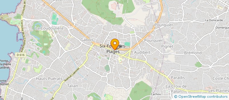 localisation de l'entreprise 514 446 541  à SIX-FOURS-LES-PLAGES