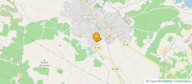 localisation de l'entreprise 514 464 338   CAZOULS-LES-BEZIERS