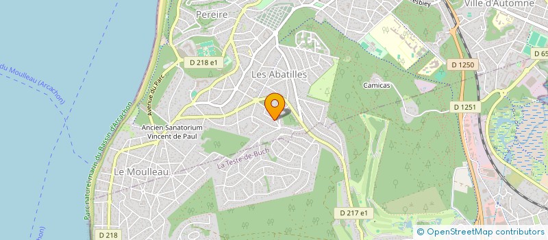 localisation de l'entreprise 514 470 657   ARCACHON