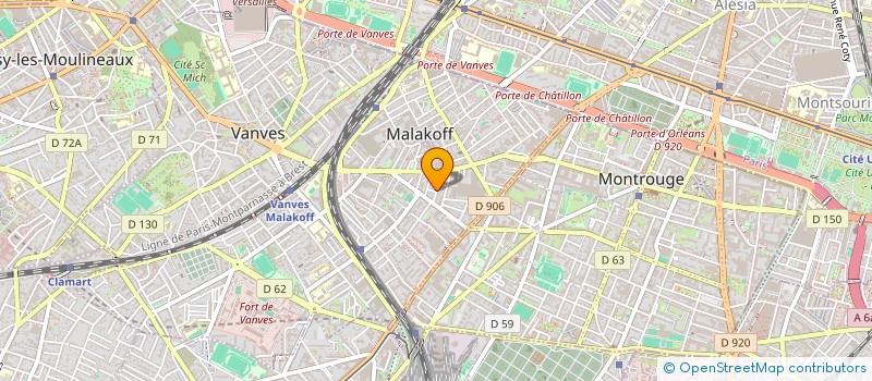 localisation de l'entreprise 514 482 165   MALAKOFF