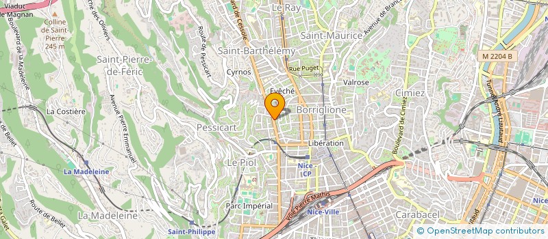localisation de l'entreprise 514 522 580 à NICE