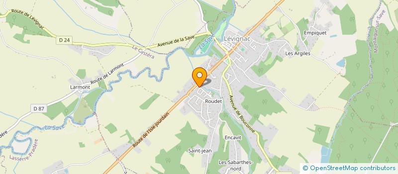 localisation de l'entreprise 514 535 939 à LEVIGNAC