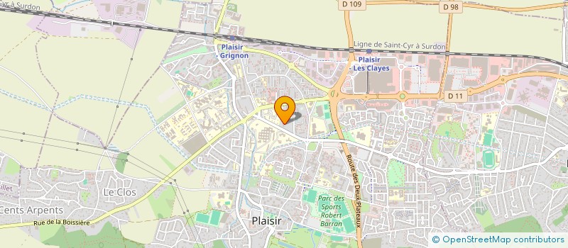 localisation de l'entreprise 514 546 332   PLAISIR