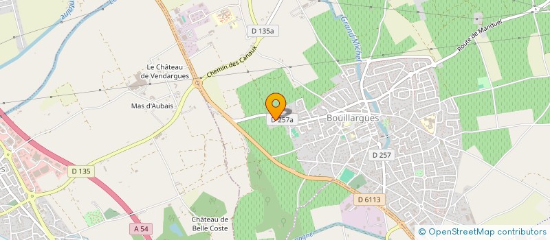 localisation de l'entreprise 514 555 283   BOUILLARGUES