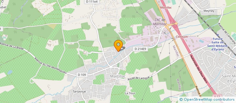 localisation de l'entreprise 514 556 059   MARTILLAC