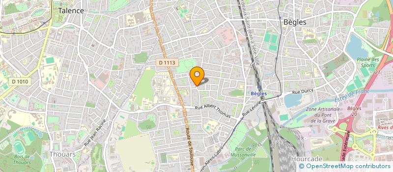 localisation de l'entreprise 514 603 992  à BEGLES