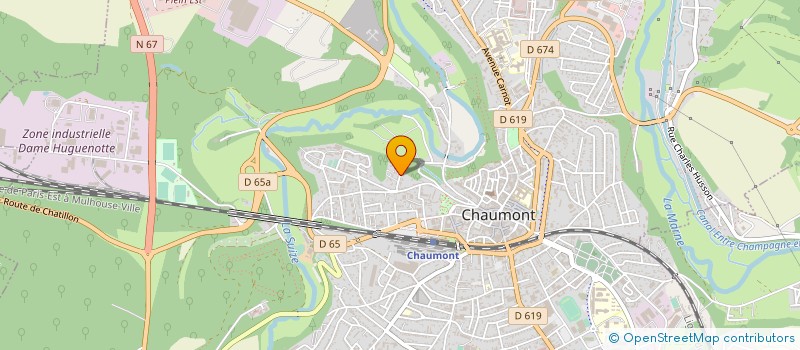 localisation de l'entreprise 514 608 579 à CHAUMONT