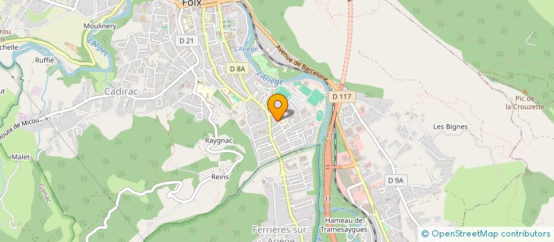 localisation de l'entreprise 514 633 379 à FOIX