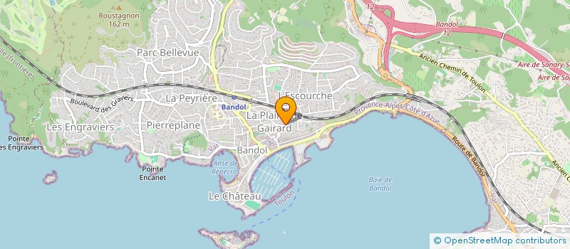localisation de l'entreprise 514 644 467 à BANDOL