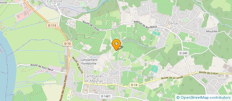 localisation de l'entreprise 514 741 610   BORDEAUX