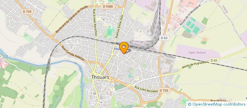 localisation de l'entreprise 514 774 223   THOUARS