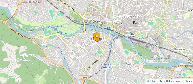 localisation de l'entreprise 514 825 330  à PAU