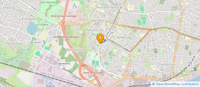 localisation de l'entreprise 514 833 789 à SAINT-HERBLAIN