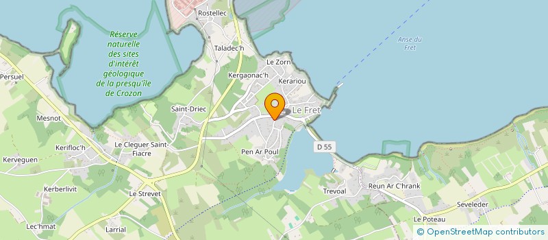 localisation de l'entreprise 514 858 612   CROZON