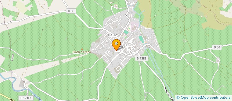 localisation de l'entreprise 514 860 683   CAUX