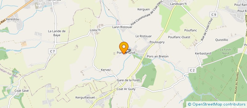 localisation de l'entreprise 514 875 053   CLOHARS-CARNOET