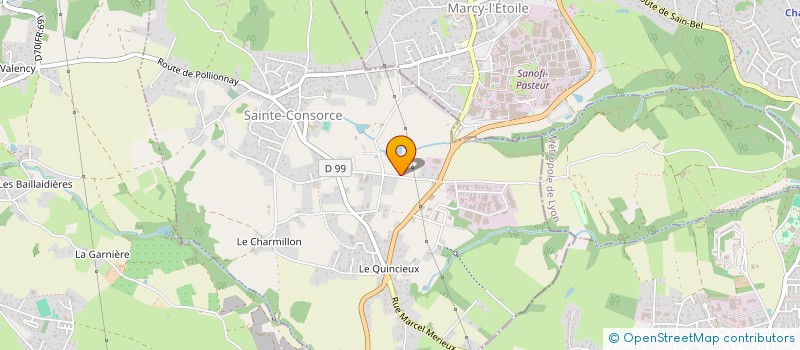 localisation de l'entreprise 514 876 648   YZERON