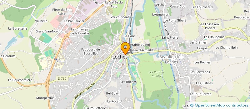 localisation de l'entreprise 514 888 429   LOCHES