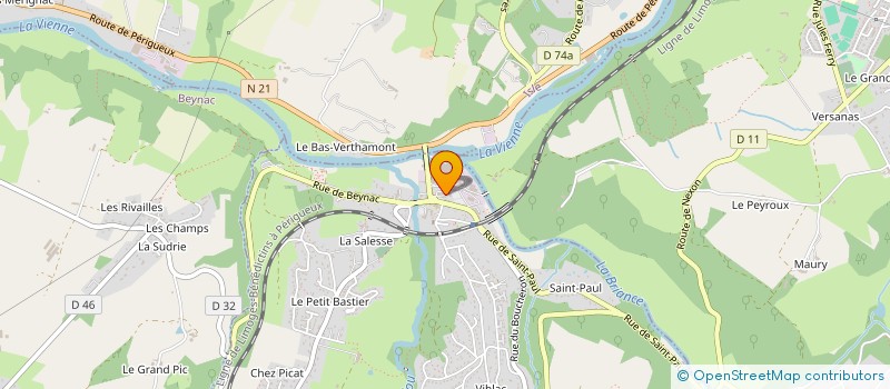 localisation de l'entreprise 514 902 444   COULOUNIEIX-CHAMIERS