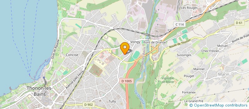 localisation de l'entreprise 514 920 800  à THONON-LES-BAINS