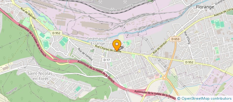 localisation de l'entreprise 515 010 528 à SEREMANGE-ERZANGE