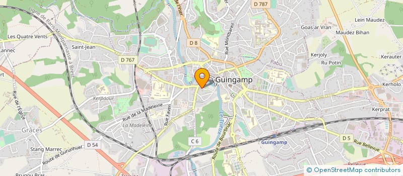 localisation de l'entreprise 515 015 600 à GUINGAMP