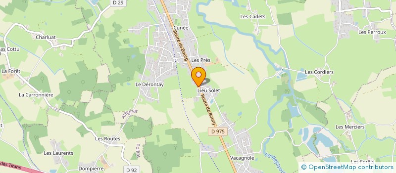 localisation de l'entreprise 515 023 125   FOISSIAT