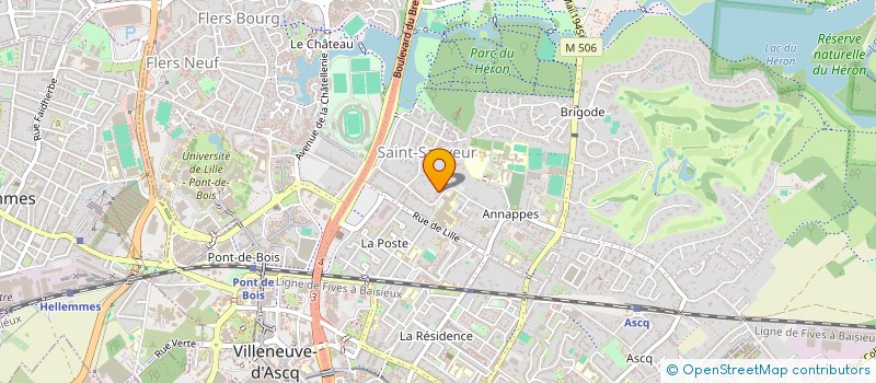 localisation de l'entreprise 515 028 280   VILLENEUVE-D'ASCQ