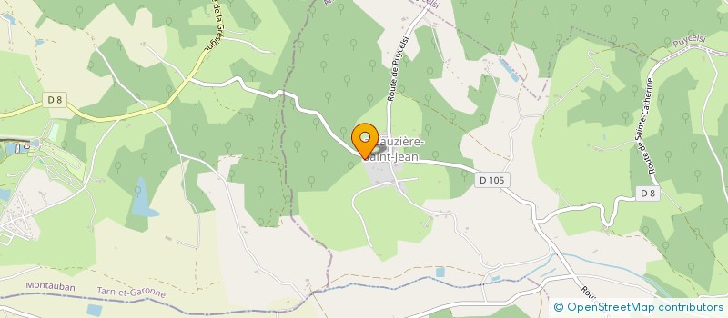 localisation de l'entreprise 515 078 012   LA SAUZIERE-SAINT-JEAN