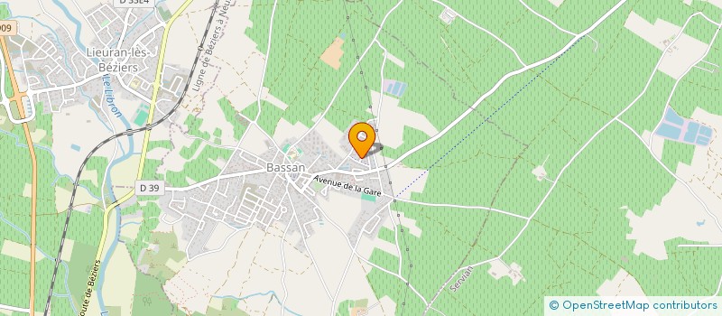 localisation de l'entreprise 515 123 271   LIEURAN-LES-BEZIERS