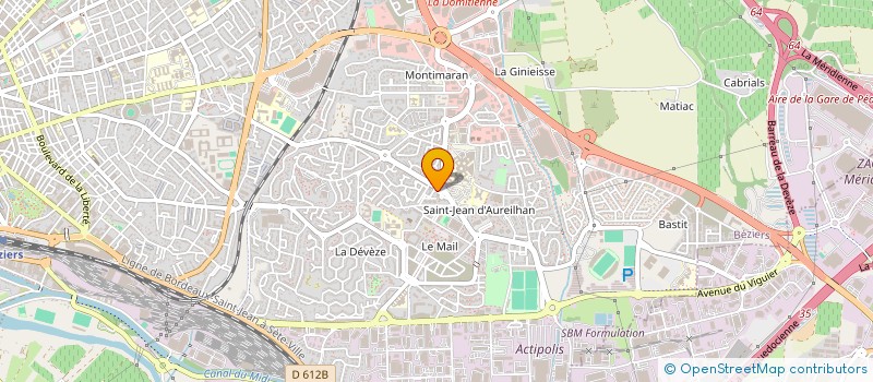 localisation de l'entreprise 515 125 334 à BEZIERS